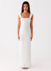 Senses Midi Dress - White