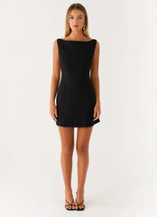 Zavia Mini Dress - Black