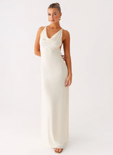 Dahliana Maxi Dress - Off White