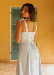 Adela Midi Dress - Blue