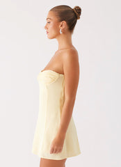 Bindi Mini Dress - Yellow