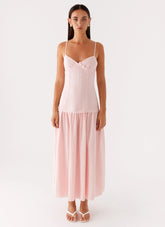 Found You Midi Dress - Pink