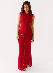 Worldwide Maxi Dress - Raspberry