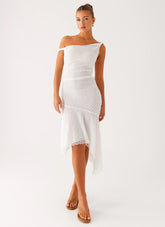 Huntah Midi Dress - Ivory