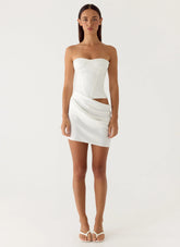 Cosmala Mini Dress - White