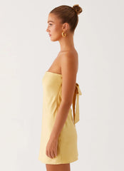Yulina Mini Dress - Yellow