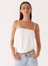 Final Touch Top - Ivory