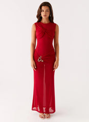 Worldwide Maxi Dress - Raspberry