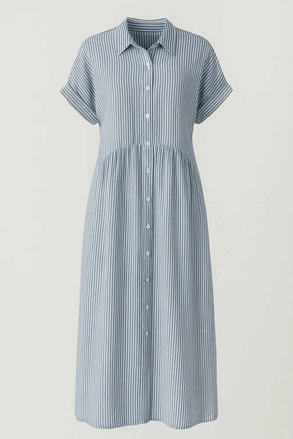 Chic Women'S Midi Dress With Handy Pockets