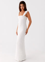 Senses Midi Dress - White